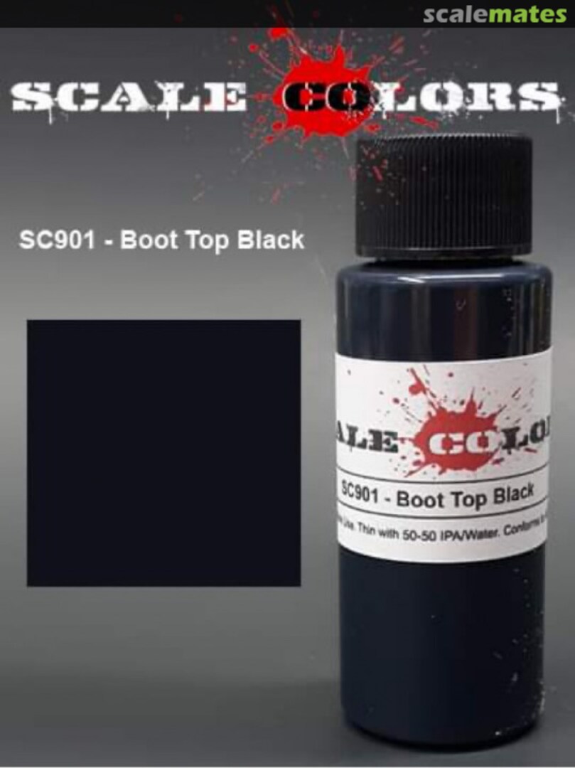 Boxart Boot Top Black (generic) SC901 Scale Colors