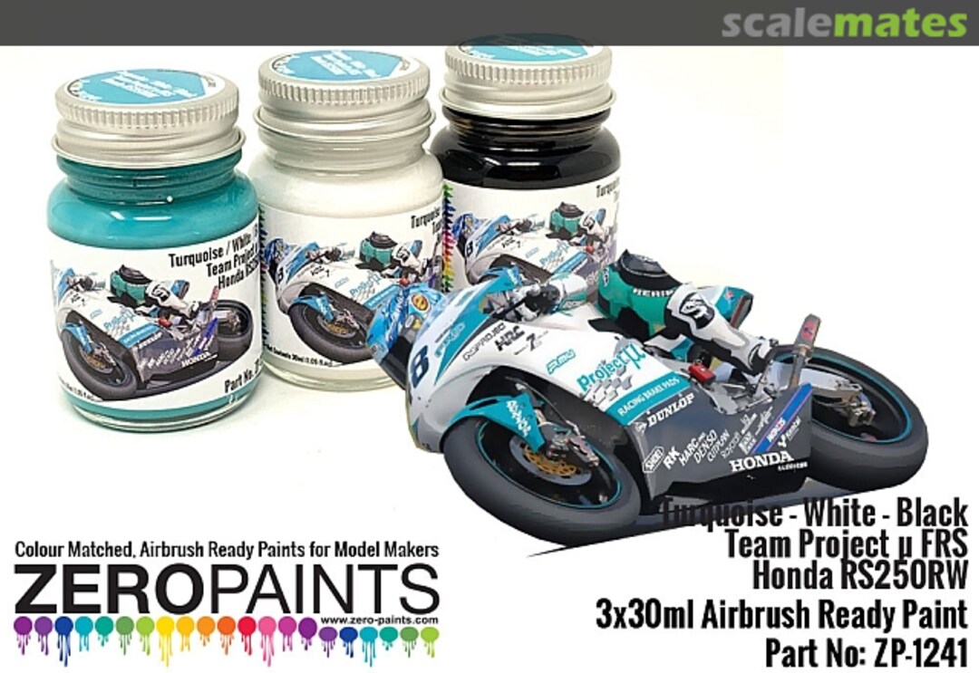 Boxart Team Project μ FRS Honda RS250RW paint set  Zero Paints