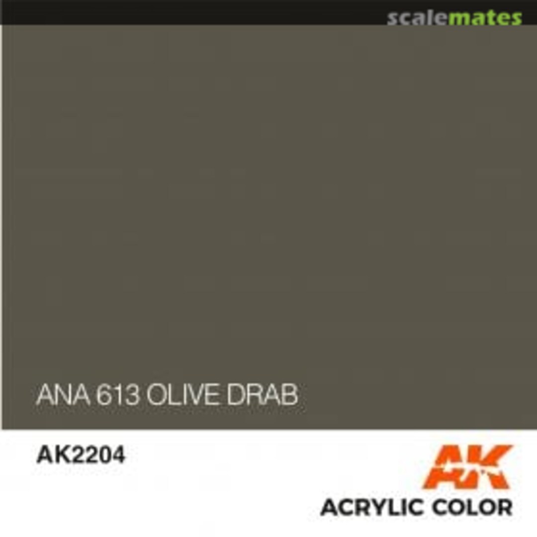 Boxart Olive Drab ANA613 AK 2204 AK Interactive Air Series
