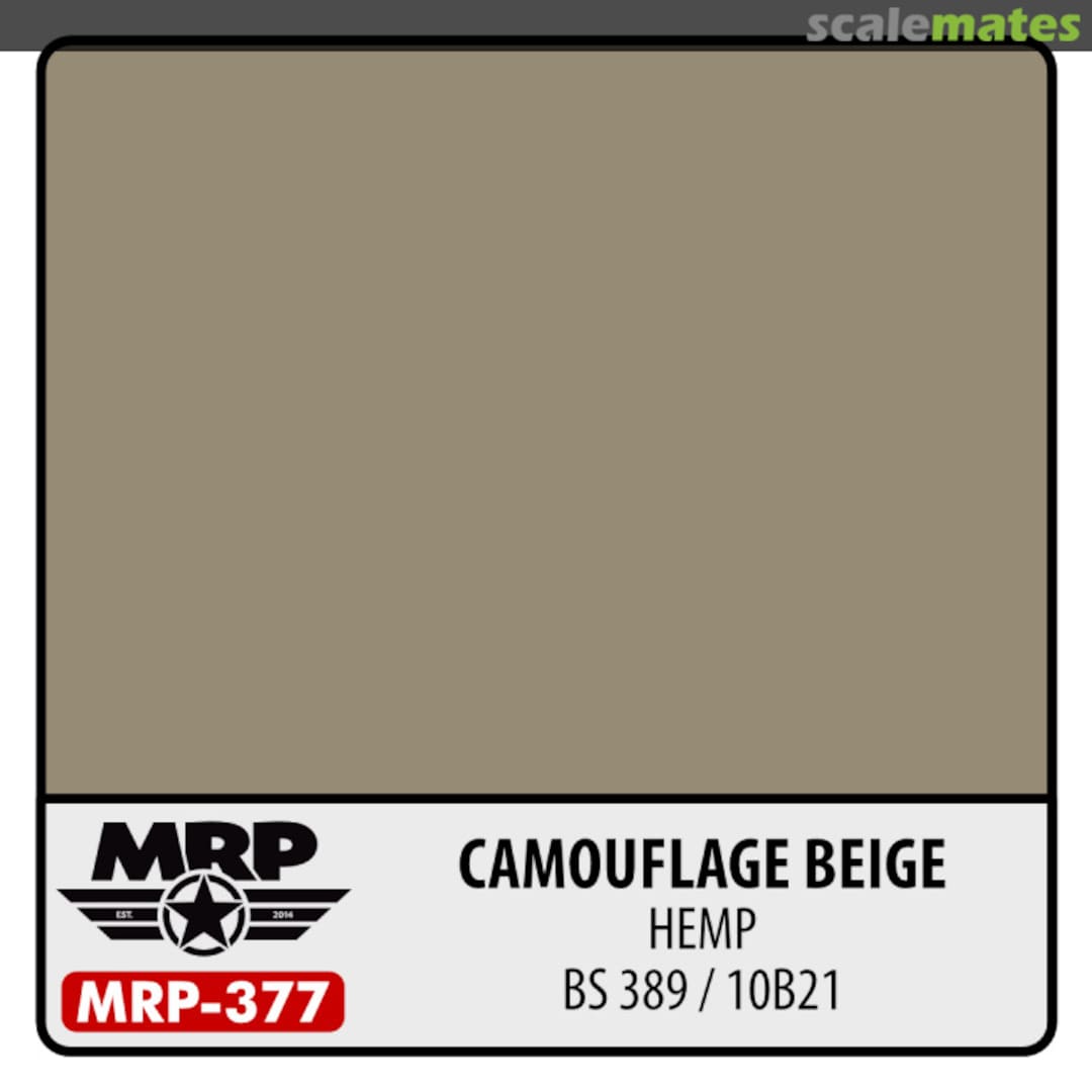 Boxart Camouflage Beige - Hemp (BS 389)  MR.Paint