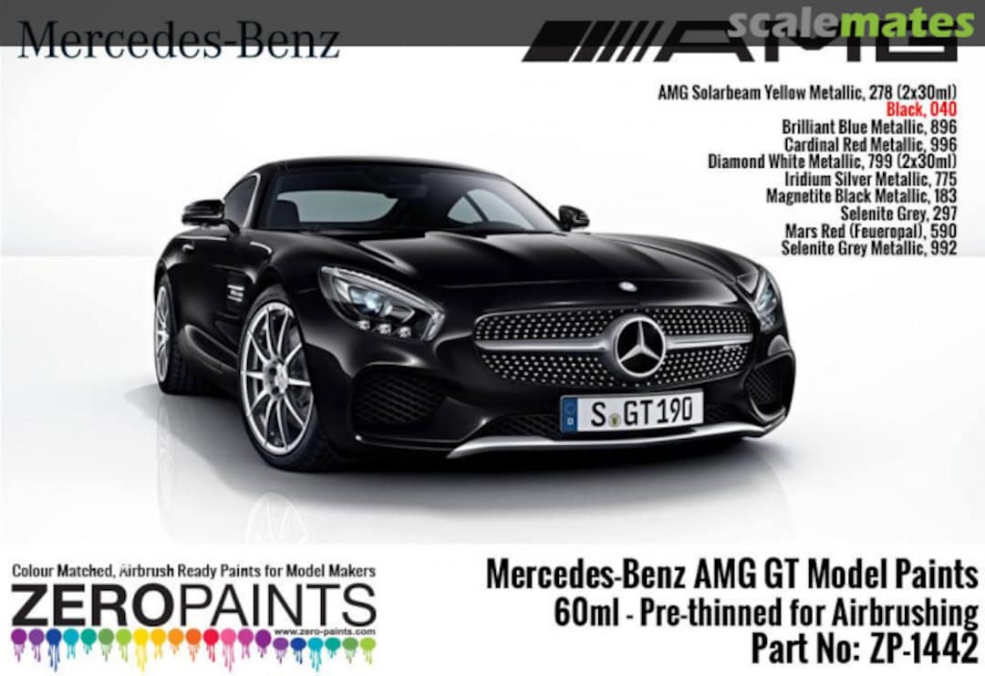 Boxart Mercedes-AMG GT Black (040)  Zero Paints