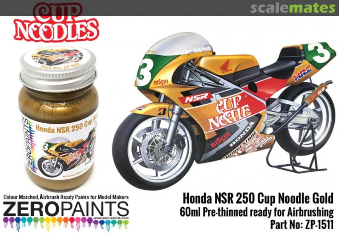 Boxart Honda NSR 250 Cup Noodle Gold  Zero Paints