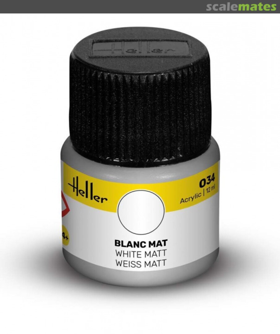 Boxart Blanc mat (Matt White) 9034 Heller Acrylic