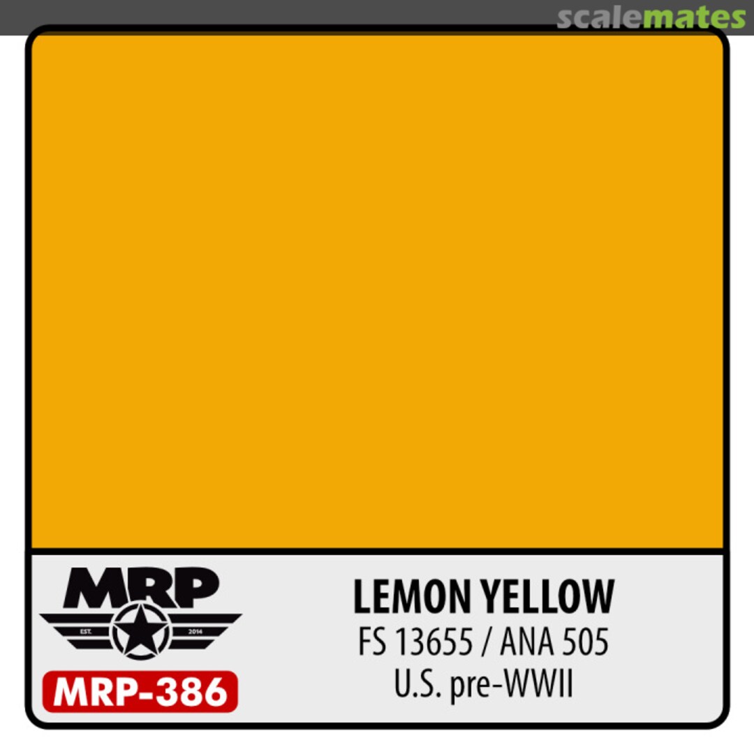 Boxart Lemon Yellow (FS13655 / ANA505) - US pre-WWII  MR.Paint