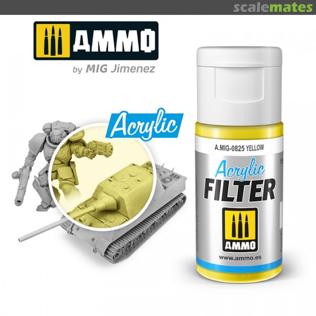 Boxart ACRYLIC FILTER Yellow  Ammo by Mig Jimenez