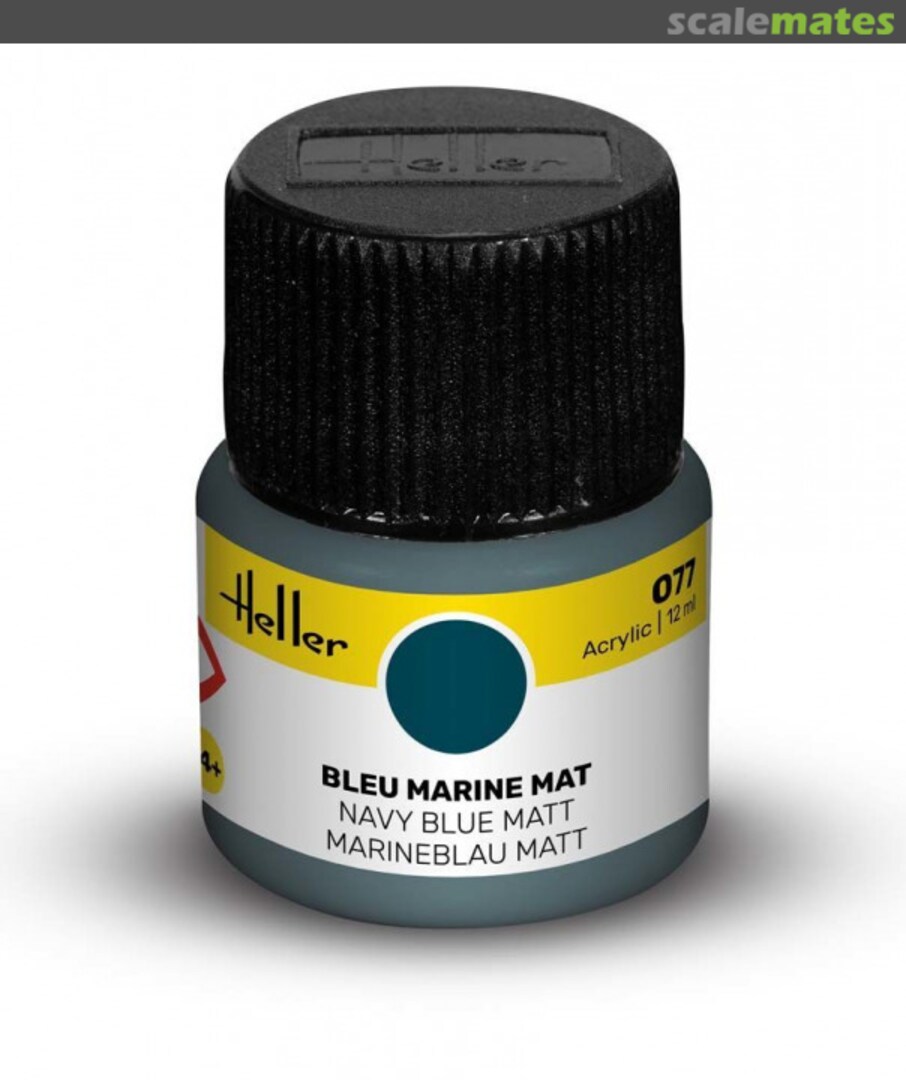 Boxart Bleu marine mat (Matt Navy Blue) 9077 Heller Acrylic