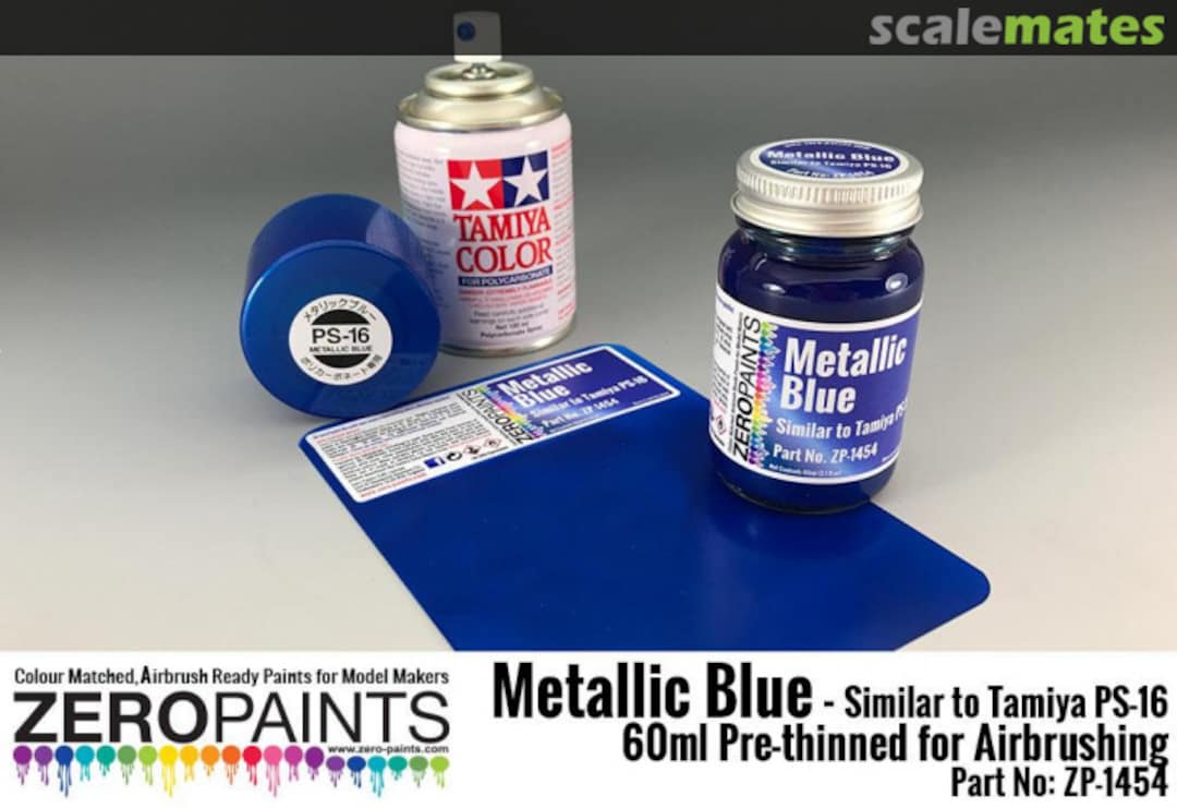 Boxart Metallic Blue - Similar to Tamiya PS16  Zero Paints