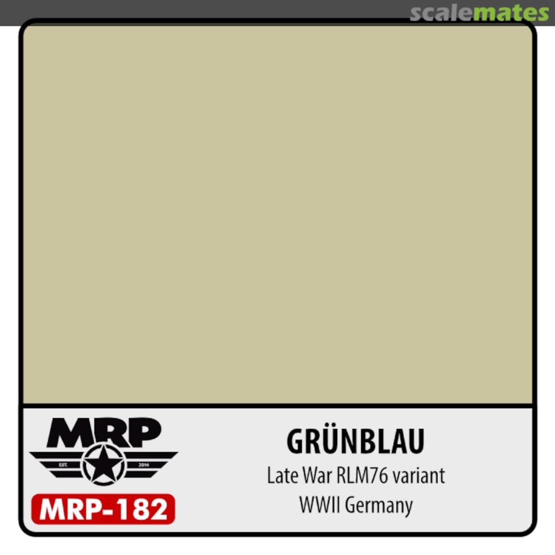 Boxart Grünblau (German Late war RLM76 variant)  MR.Paint