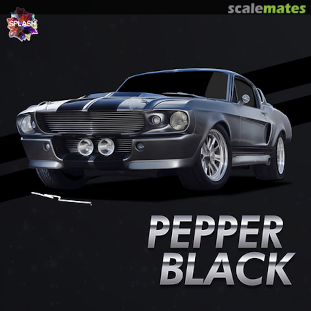 Boxart Ford Pepper Black Metallic (Stripe)  Splash Paints