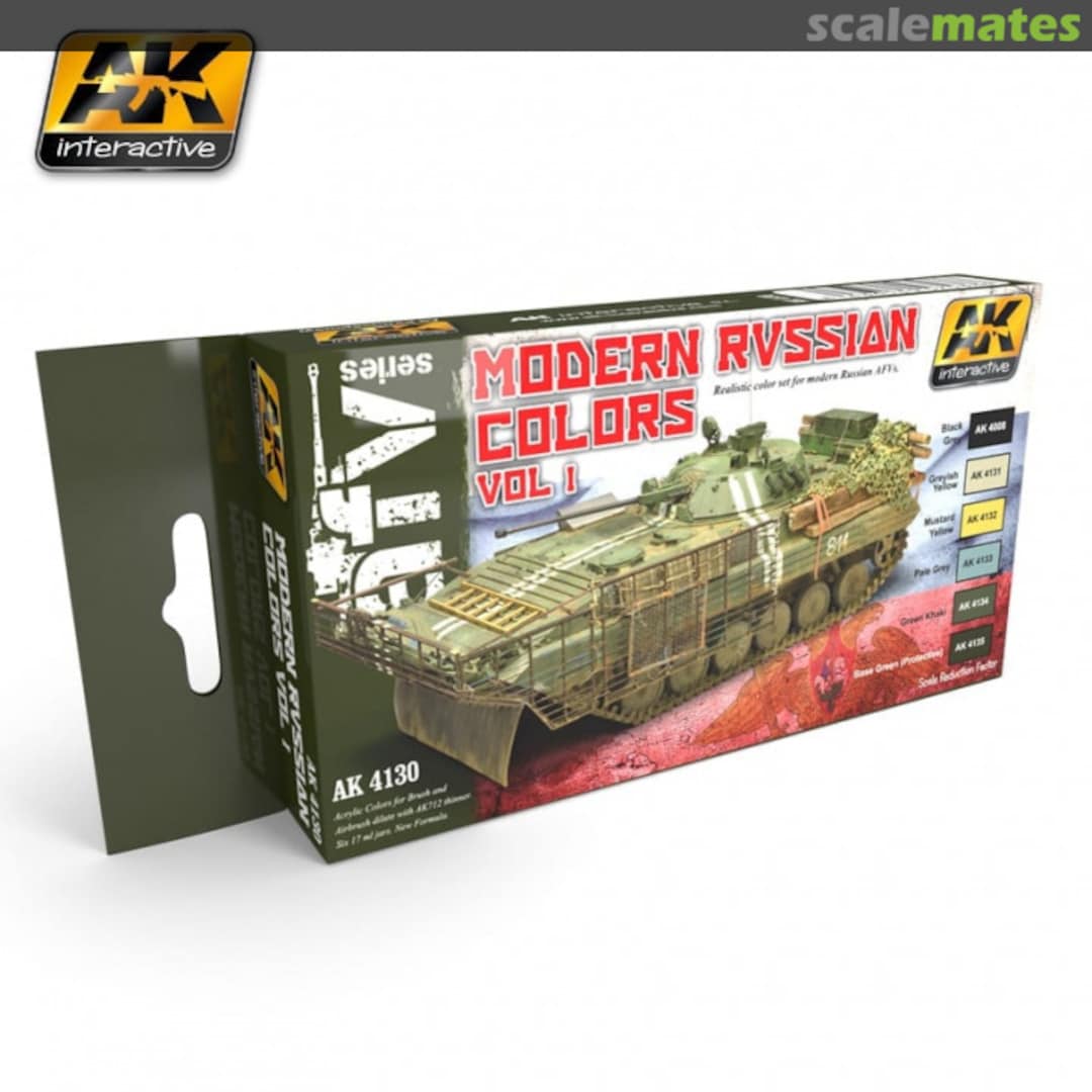 Boxart Modern Russian Colours Vol 1 AK 4130 AK Interactive