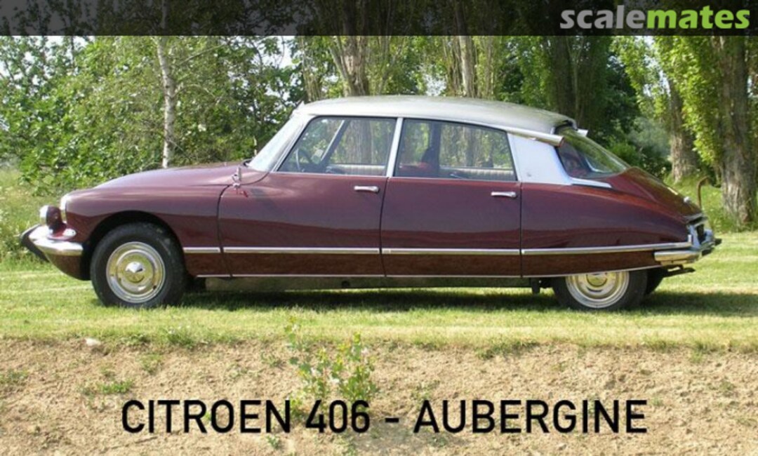 Boxart Citroën DS19 - Aubergine 406  Zero Paints