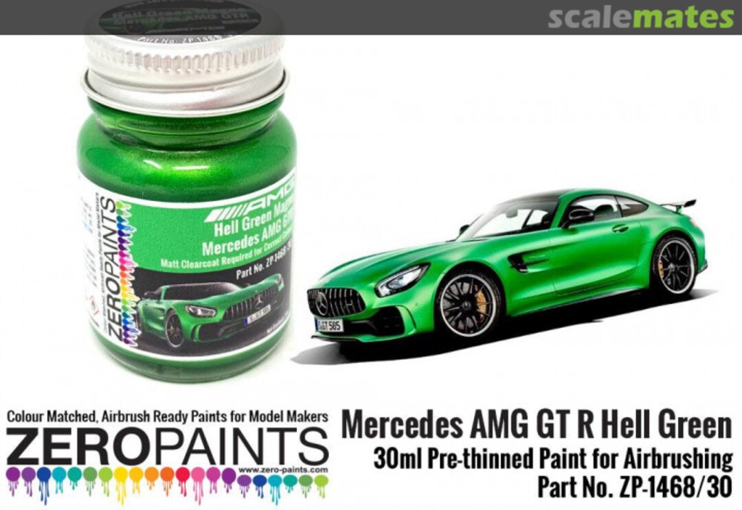 Boxart Mercedes AMG GT R Hell Green (Matt) ZP-1468/30 Zero Paints