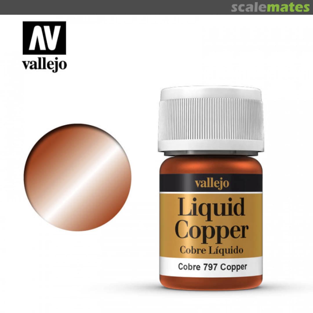 Boxart Copper 70.797, 797, Pos. 218 Vallejo Liquid Gold