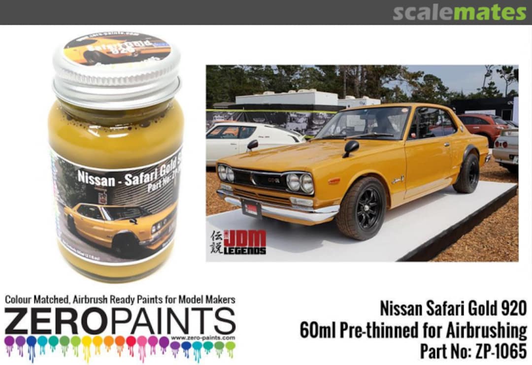 Boxart Nissan Safari Gold 920 Paint (240Z - Hakosuka) Ltd Edition  Zero Paints