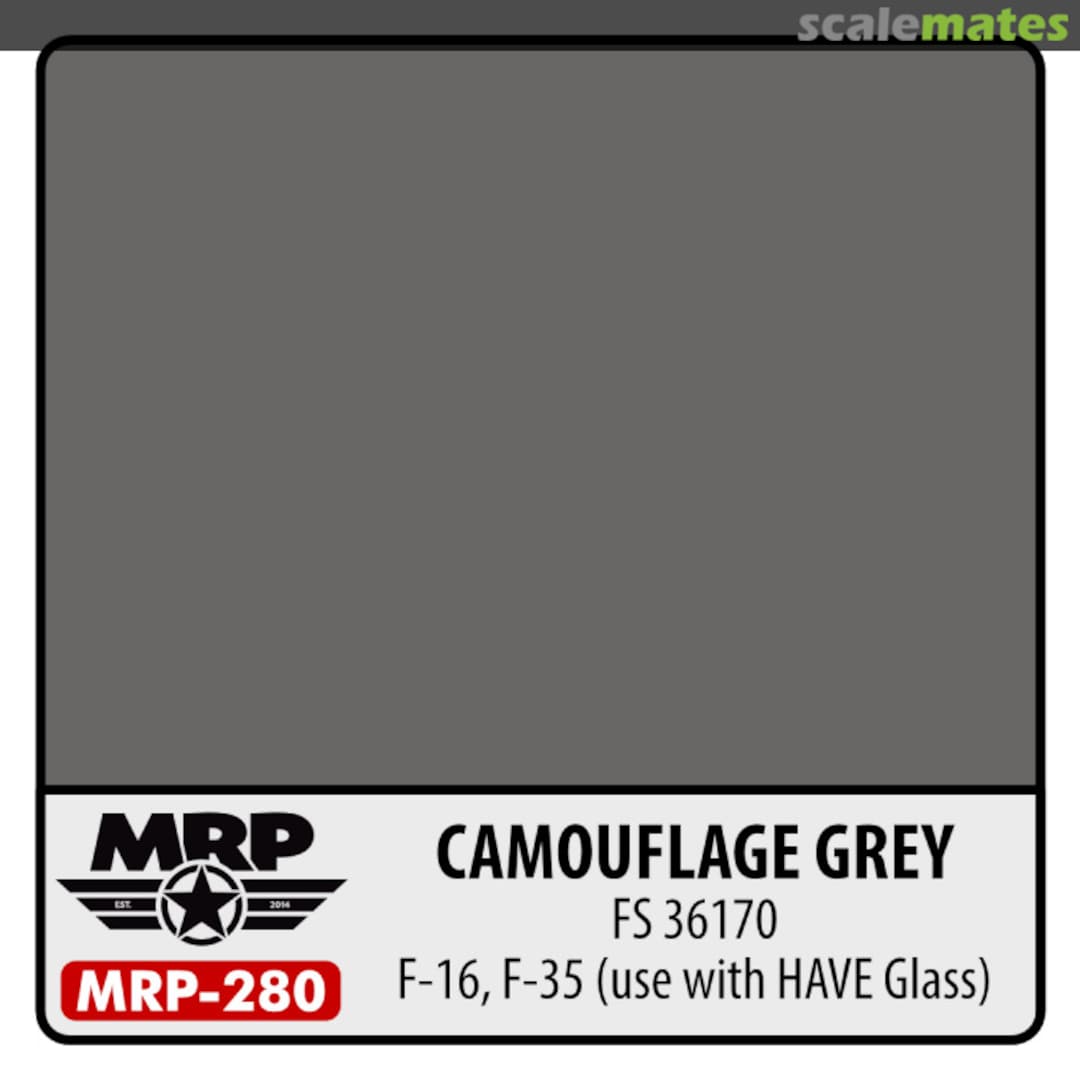 Boxart Camouflage Grey (FS36170) - F-16, F-35 (use with HAVE Glass)  MR.Paint