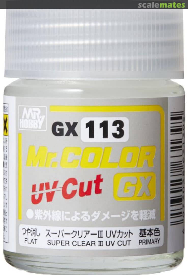 Boxart Super Clear III UV Cut Flat GX113 Mr.COLOR