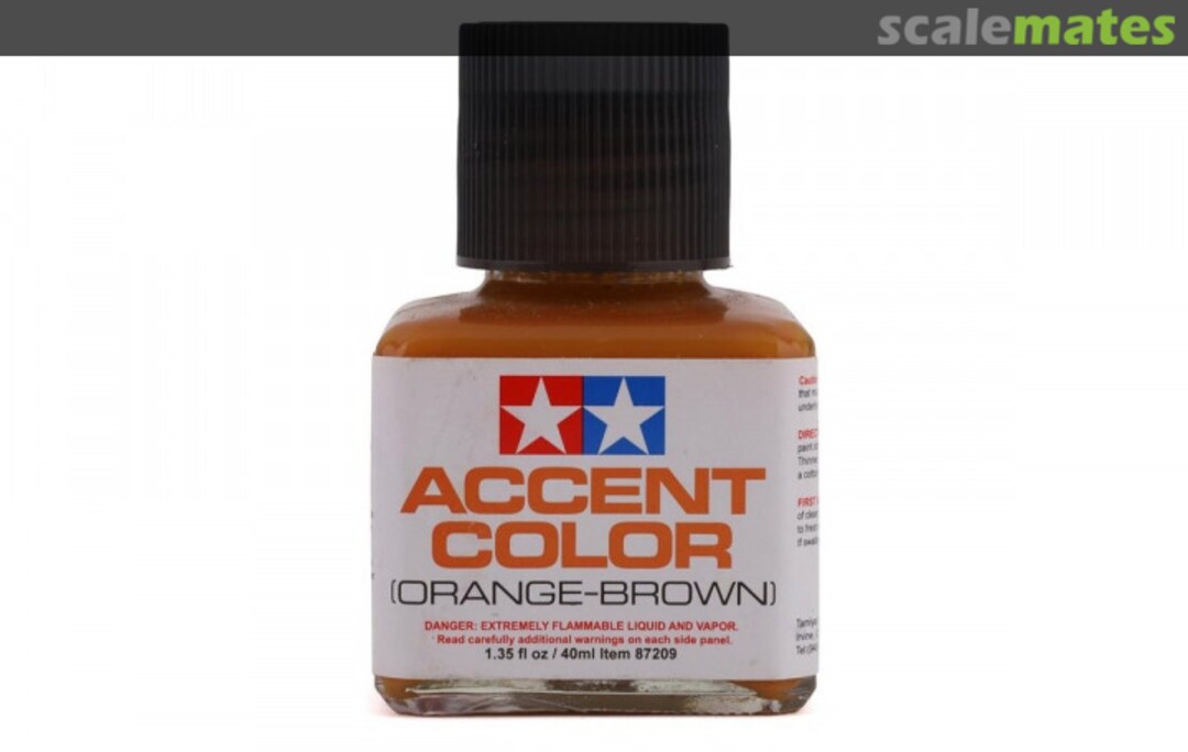 Boxart Panel Line Accent Color (Orange Brown) 87209 Tamiya