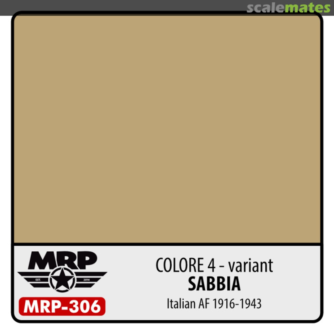 Boxart Colore 4 – variant Sabbia (Italian AF 1916-43)  MR.Paint