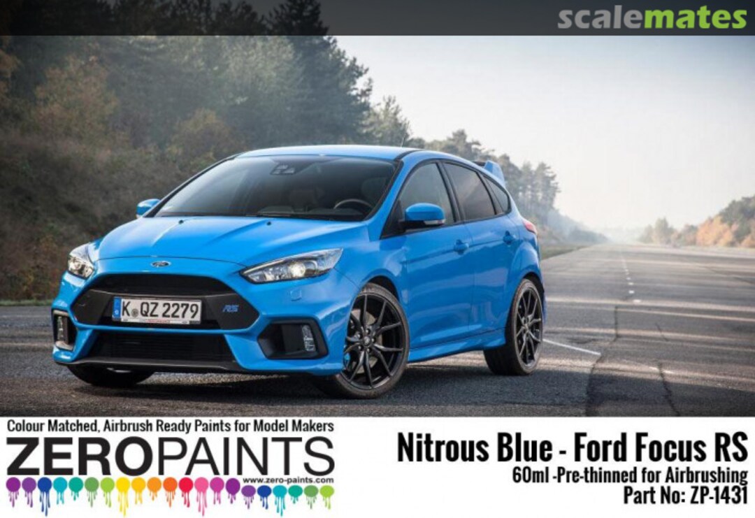 Boxart Nitrous Blue - Ford Focus RS  Zero Paints