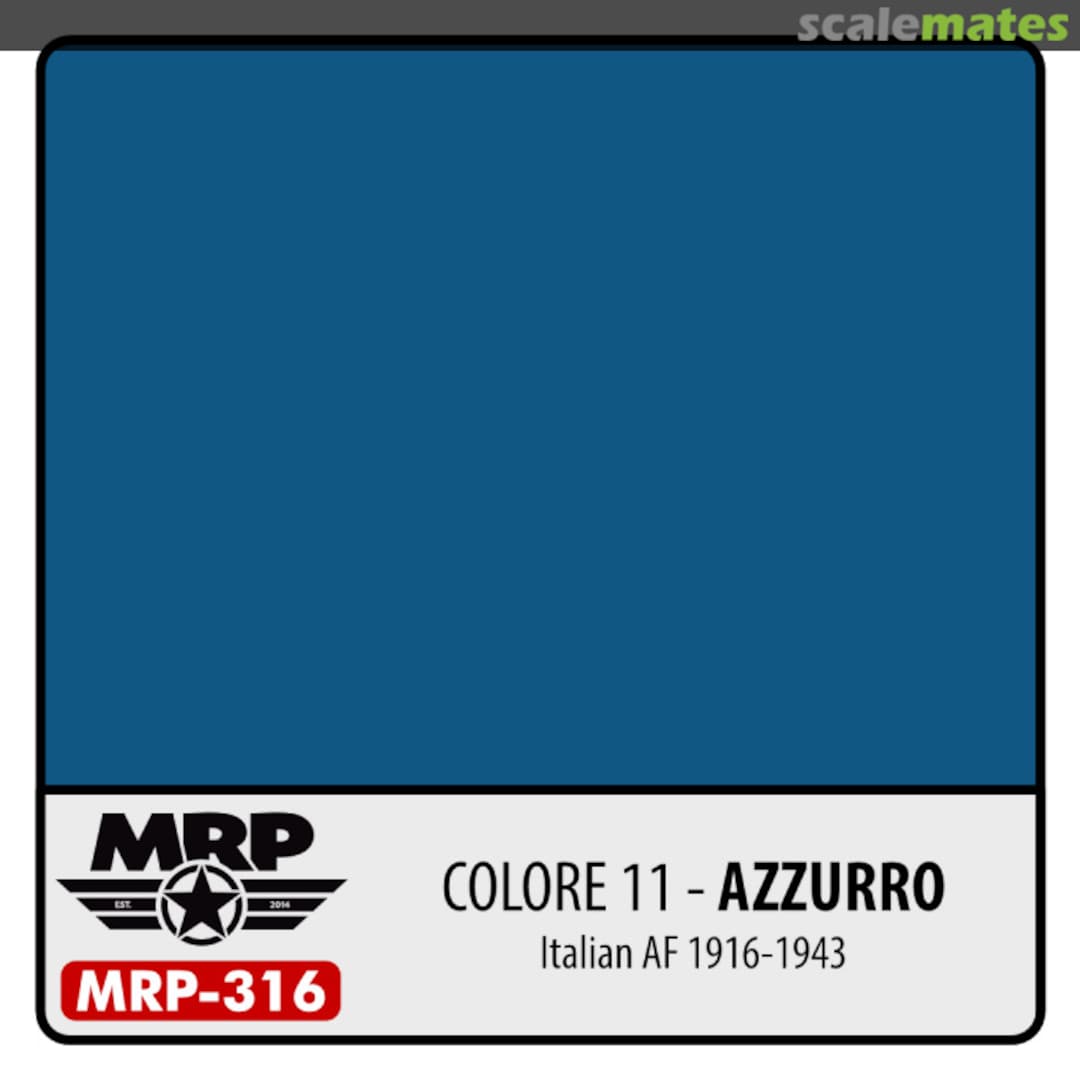 Boxart Colore 11 – Azzurro (Italian AF 1916-43)  MR.Paint