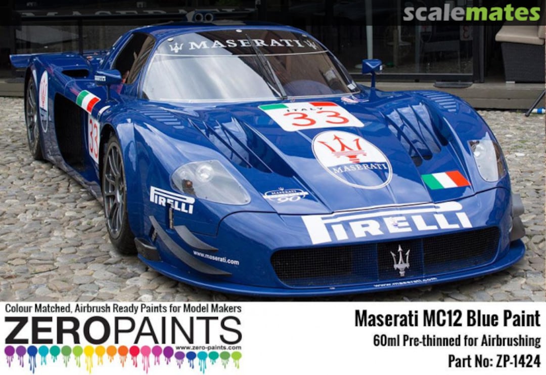 Boxart Maserati MC12 Blue  Zero Paints