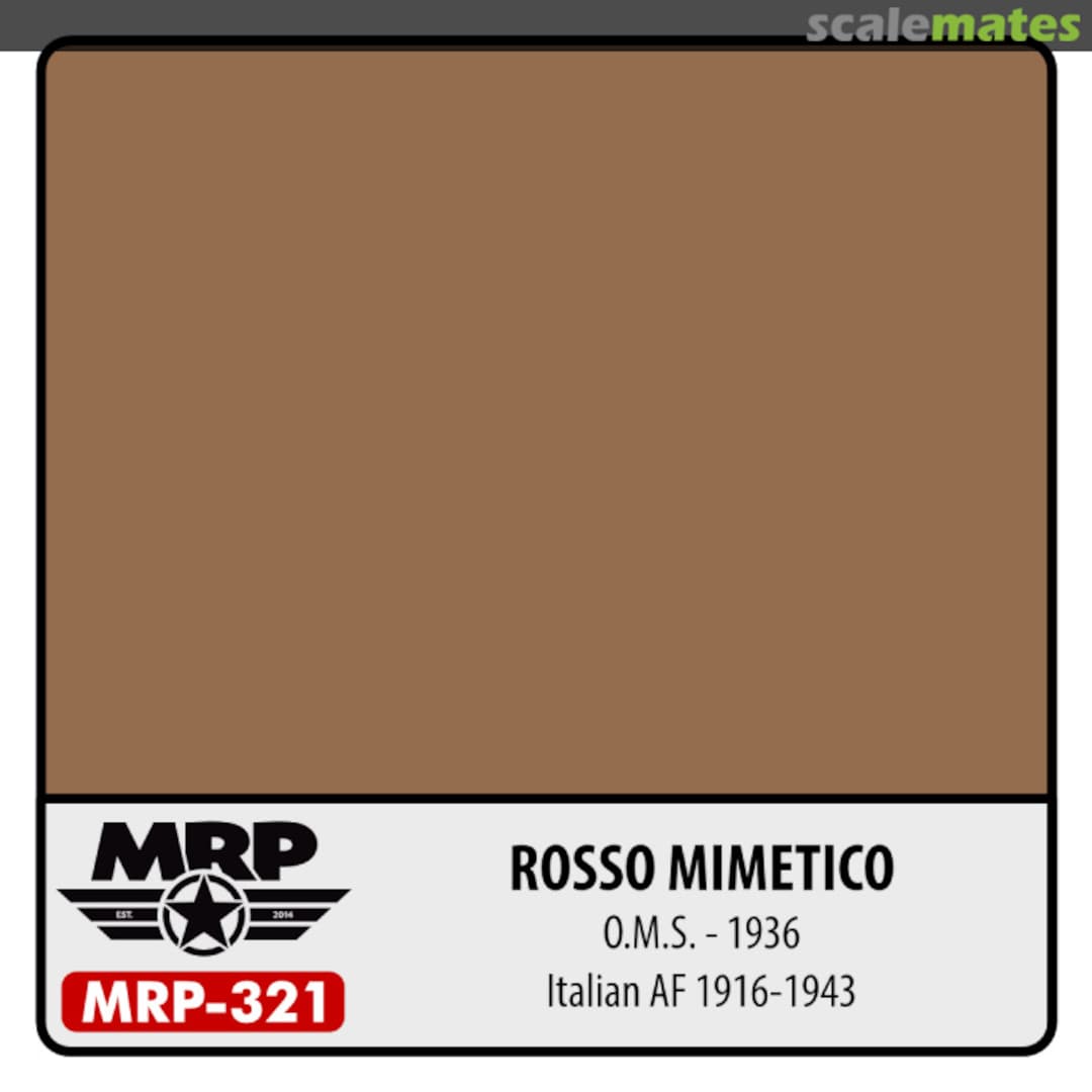 Boxart Rosso Mimetico – O.M.S. 1936 (Italian AF 1916-43)  MR.Paint