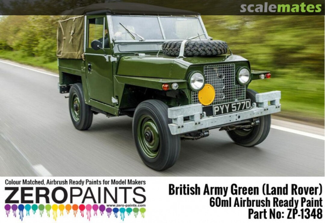 Boxart British Army Green (Land Rovers)  Zero Paints