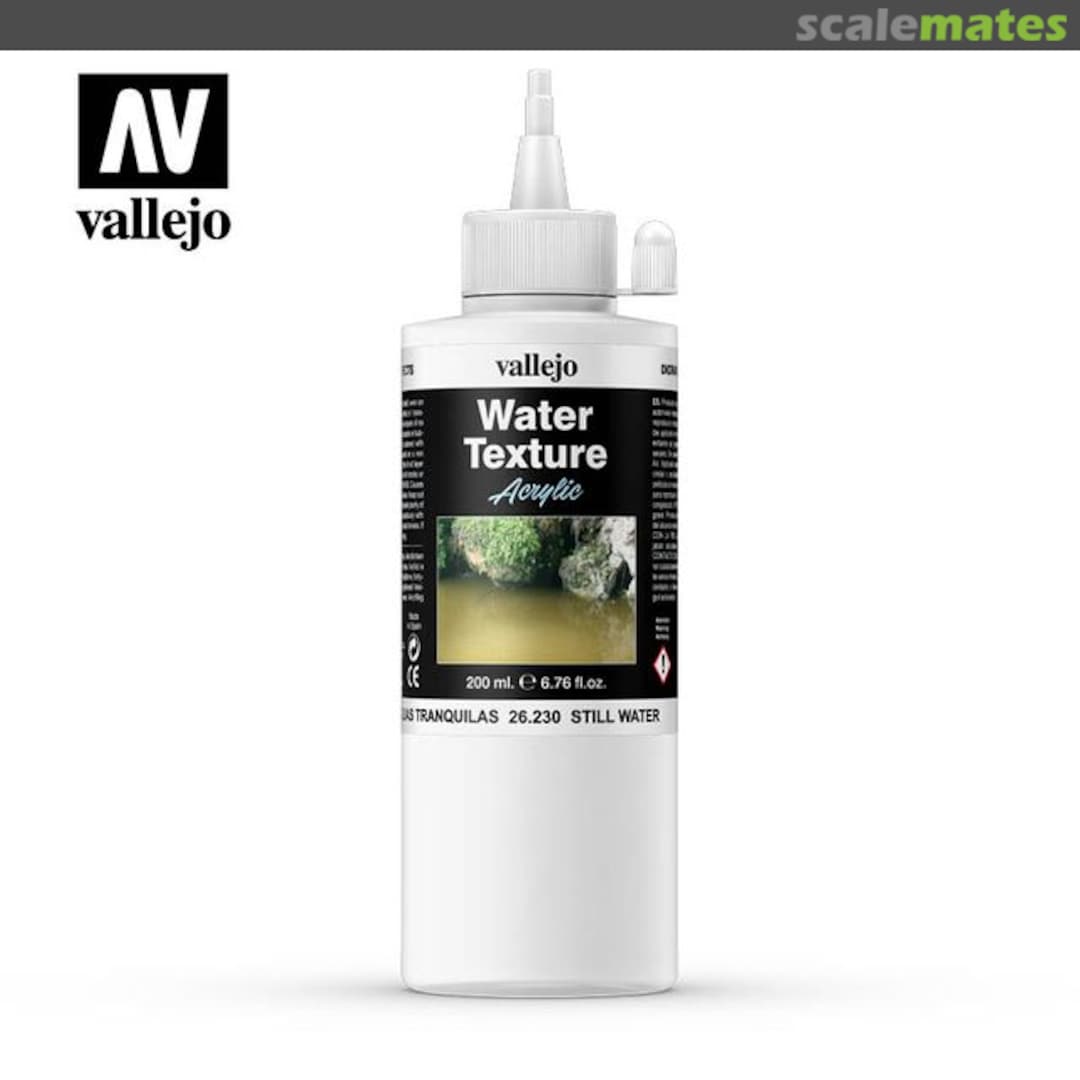 Boxart Acrylic Water Texture - Still Water Vallejo Diorama Effects Boxart Acrylic Water Texture - Still Water Vallejo Diorama Effects