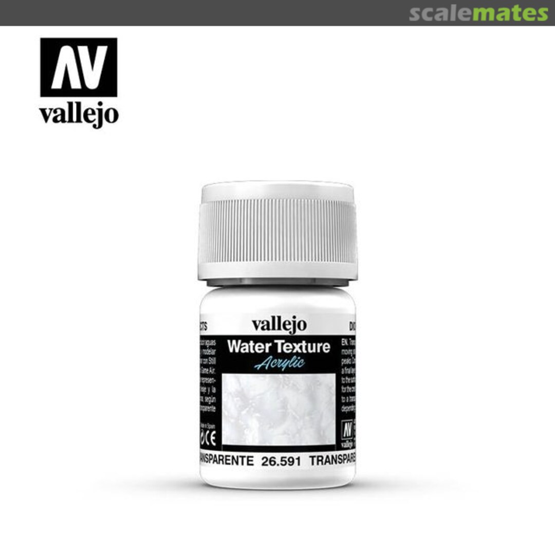Boxart Acrylic Water Texture - Transparent Water Vallejo Diorama Effects Boxart Acrylic Water Texture - Transparent Water Vallejo Diorama Effects