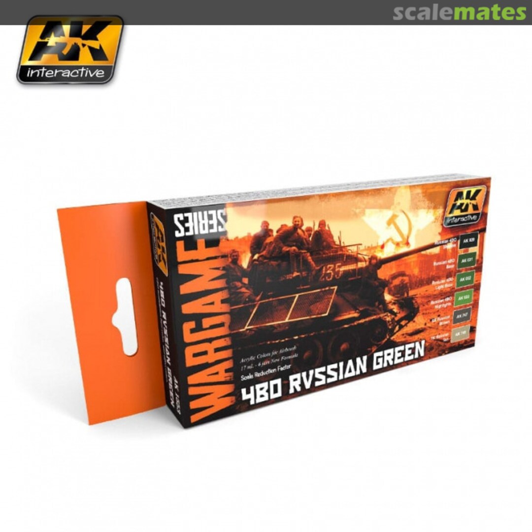 Boxart 4B0 Russian Green War game series AK 1553 AK Interactive
