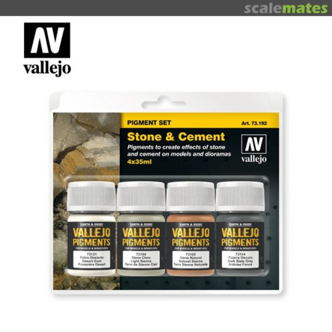 Boxart Stone & Cement 73.192 Vallejo Pigments