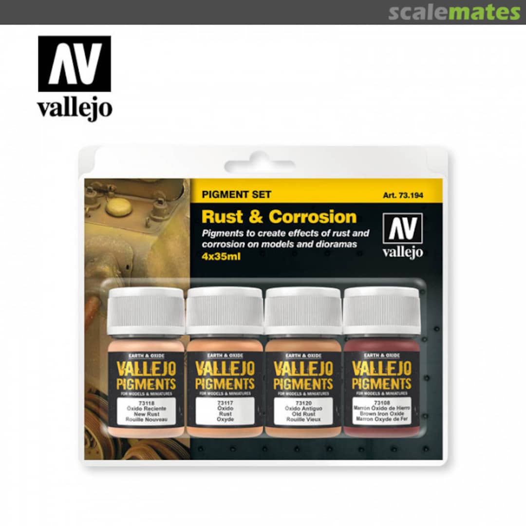 Boxart Rust & Corrosion 73.194 Vallejo Pigments