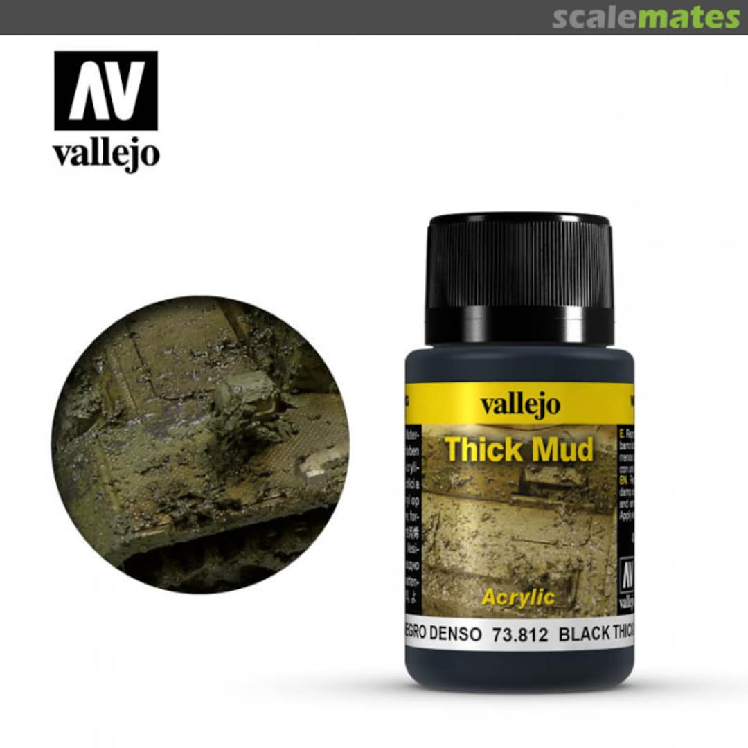 Boxart Black Thick Mud  Vallejo Weathering Effects