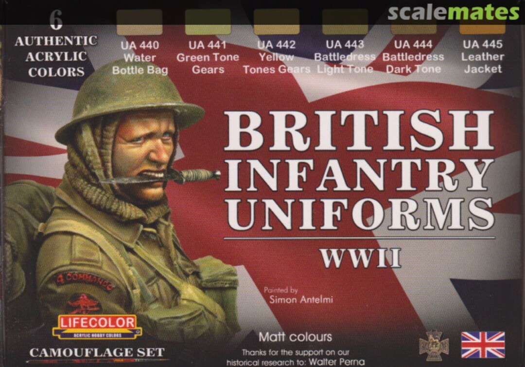 Boxart British Infantry Uniforms WWII  Lifecolor