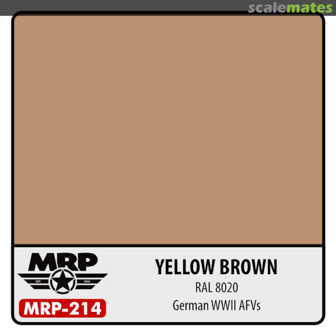 Boxart Brown – RAL 8020 (German WWII AFV's)  MR.Paint