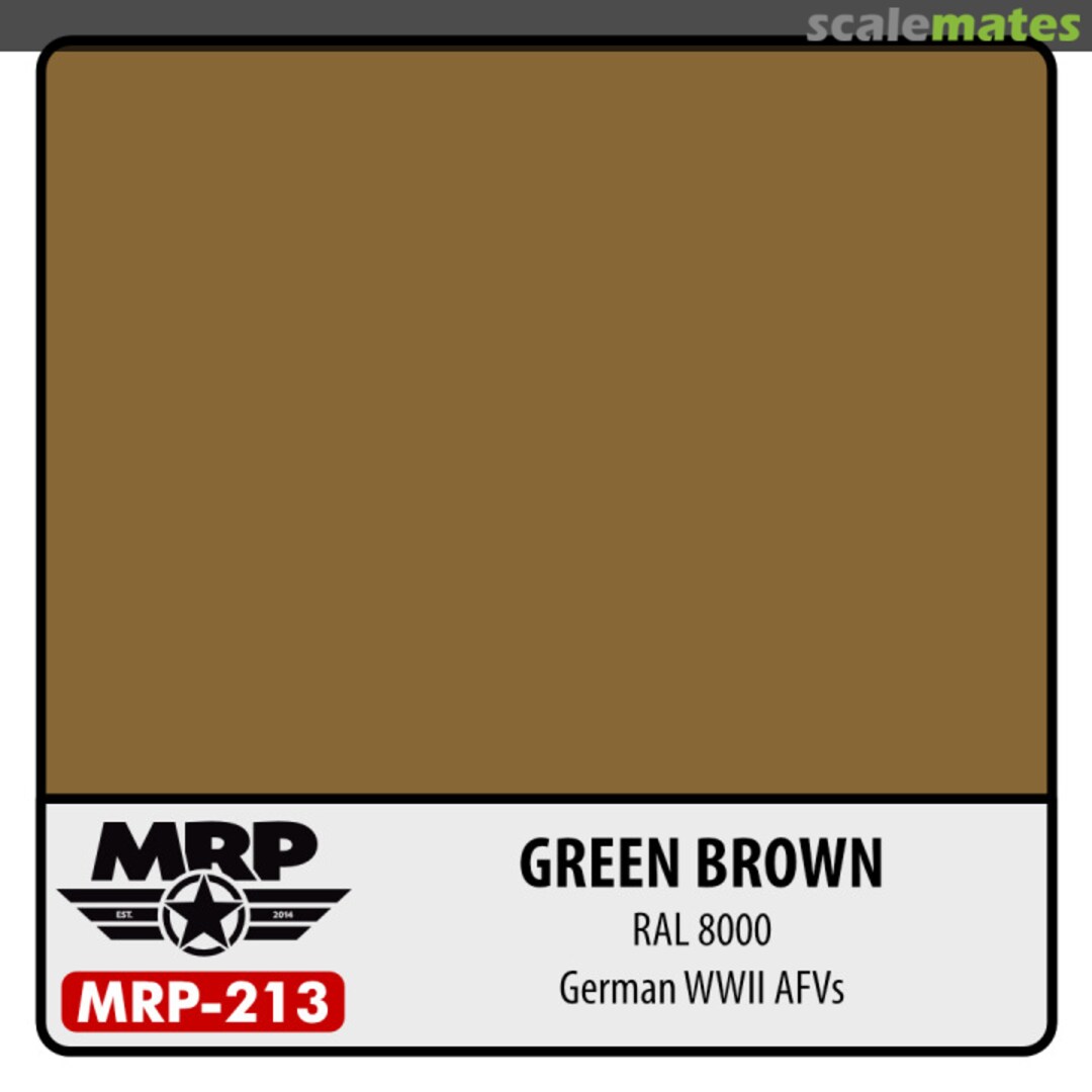 Boxart Green Brown – RAL 8000 (German WWII AFV's)  MR.Paint