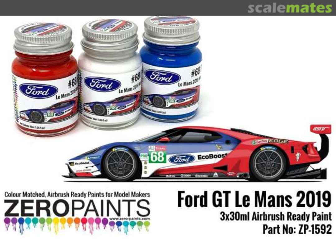 Boxart #68 Ford GT Le Mans 2019 ZP-1592 Zero Paints