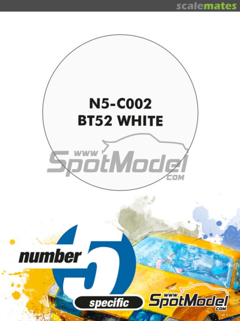Boxart BT52 White  Number Five