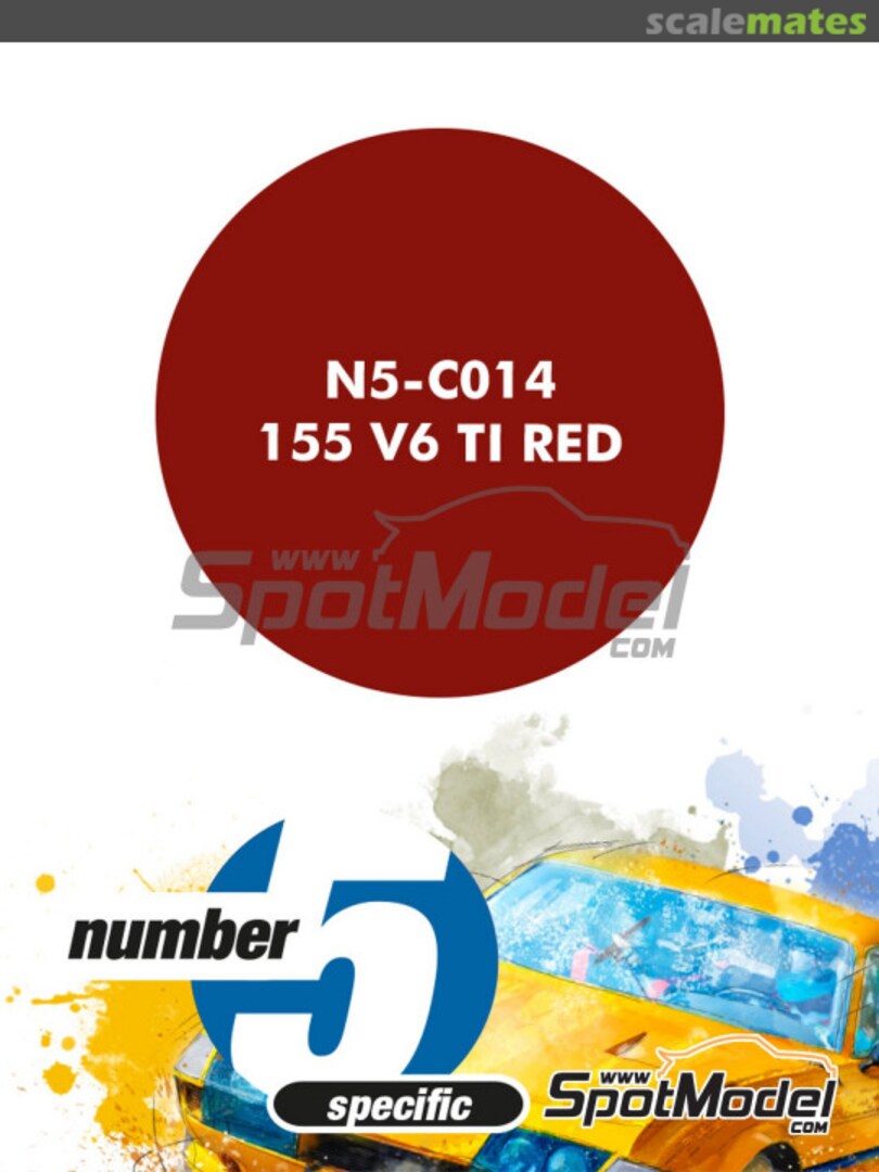 Boxart 155 V6 TI Red  Number Five