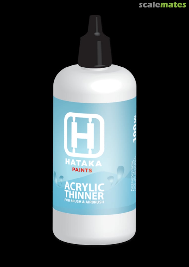 Boxart Acrylic Thinner for Brush & Airbrush HTK-XP01 Hataka Hobby Red Line
