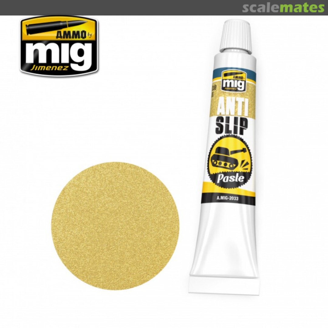 Boxart Anti-Slip Paste - Sand Color for 1/35 A.MIG-2033 Ammo by Mig Jimenez