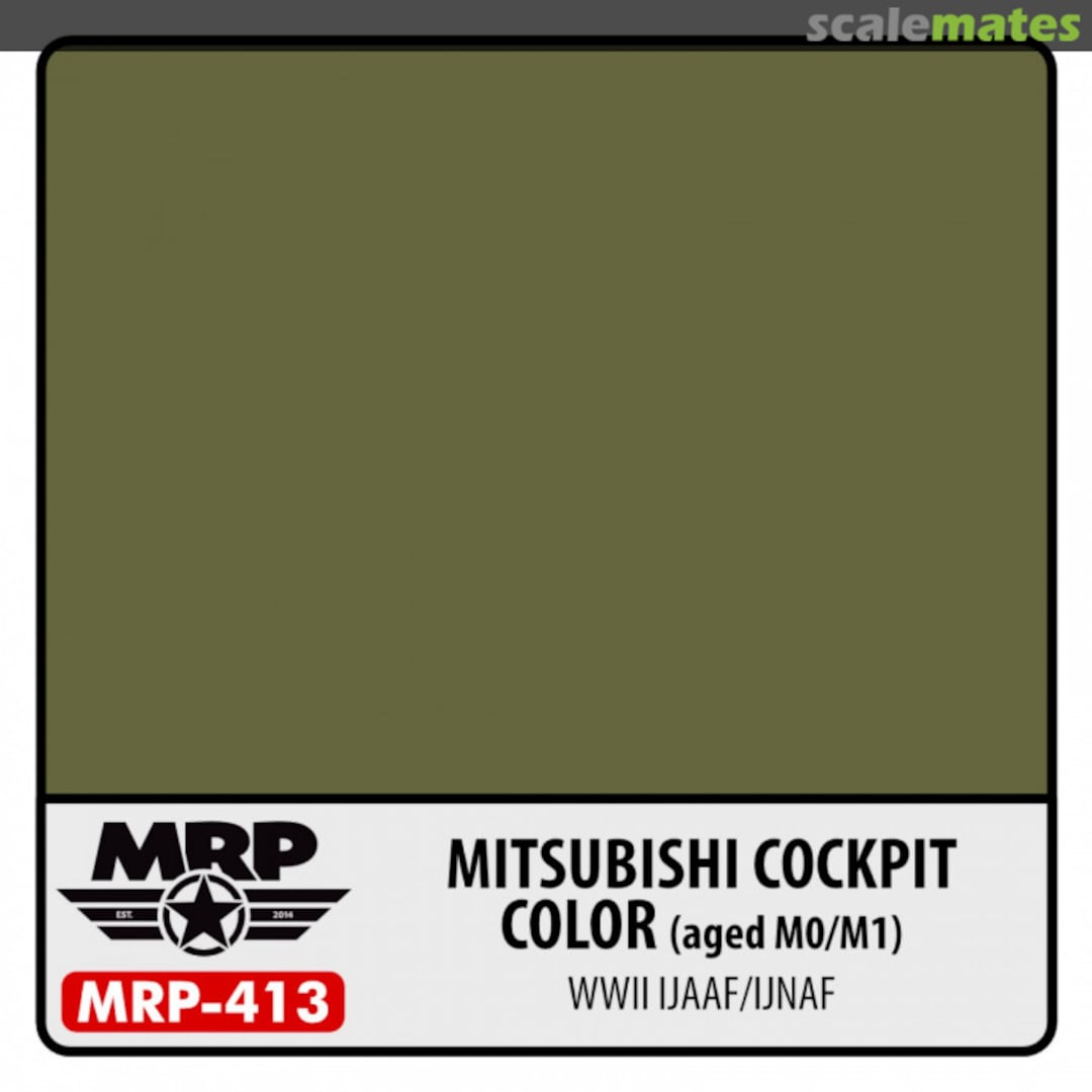 Boxart Mitsubishi Cockpit Color (Aged M0/M1) (WWII IJAAF/IJNAF)  MR.Paint