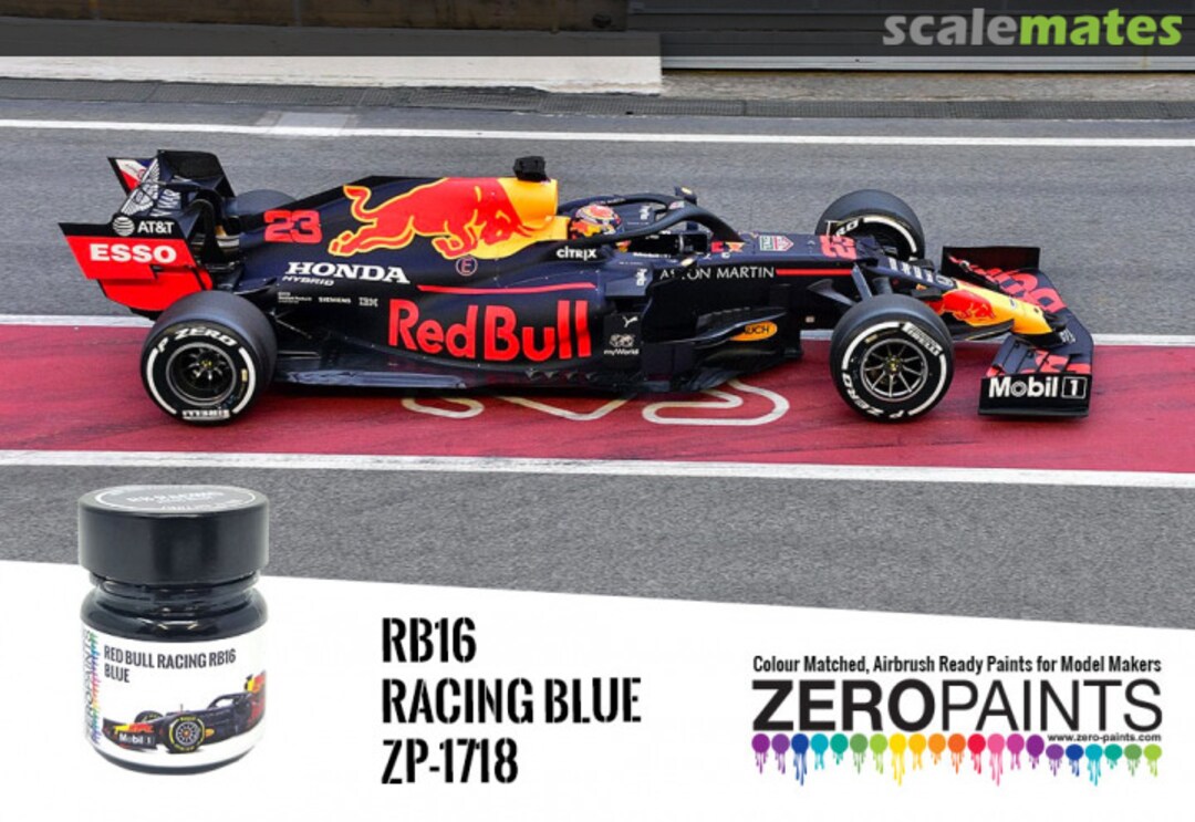Boxart Red Bull Racing RB16 Blue  Zero Paints