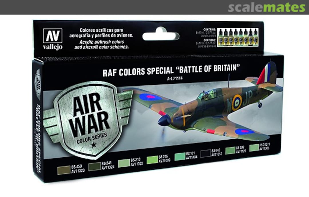 Boxart RAF Colors Special "Battle of Britain" - Set 71.144 Vallejo Model Air