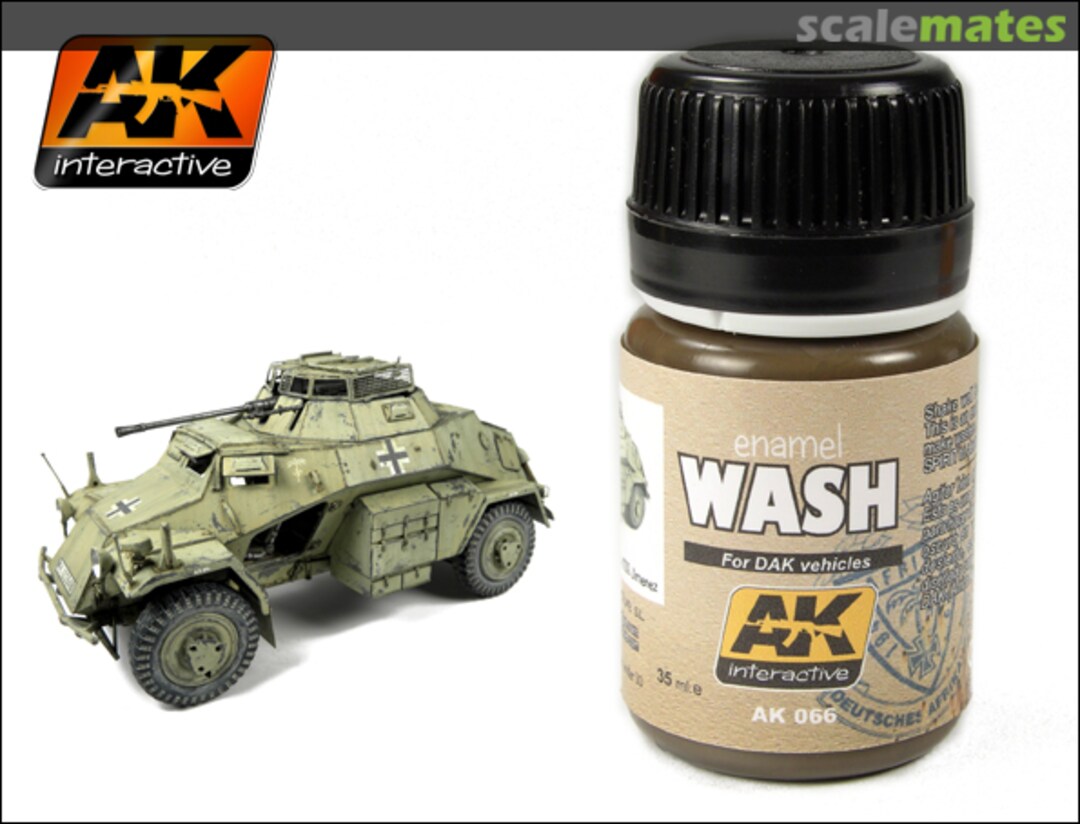 Boxart Wash for DAK vehicles AK 066 AK Interactive