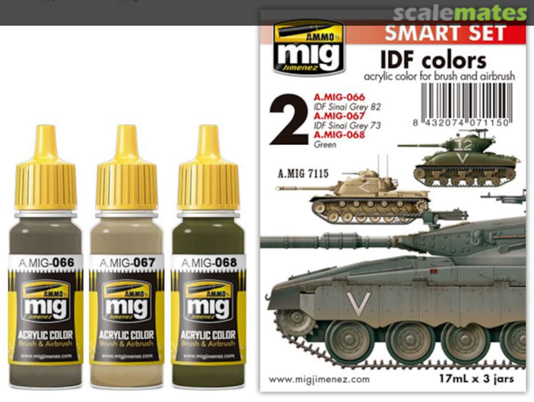 Boxart IDF Colors  Ammo by Mig Jimenez