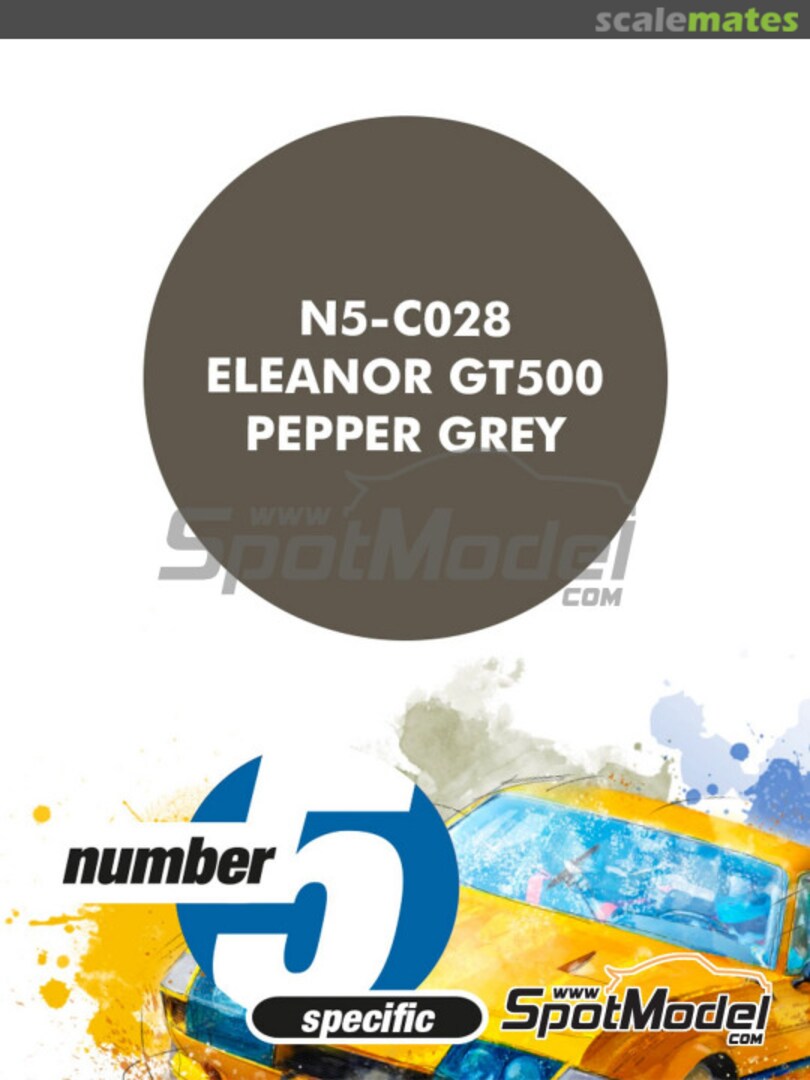 Boxart Eleanor GT500 Pepper Grey  Number Five