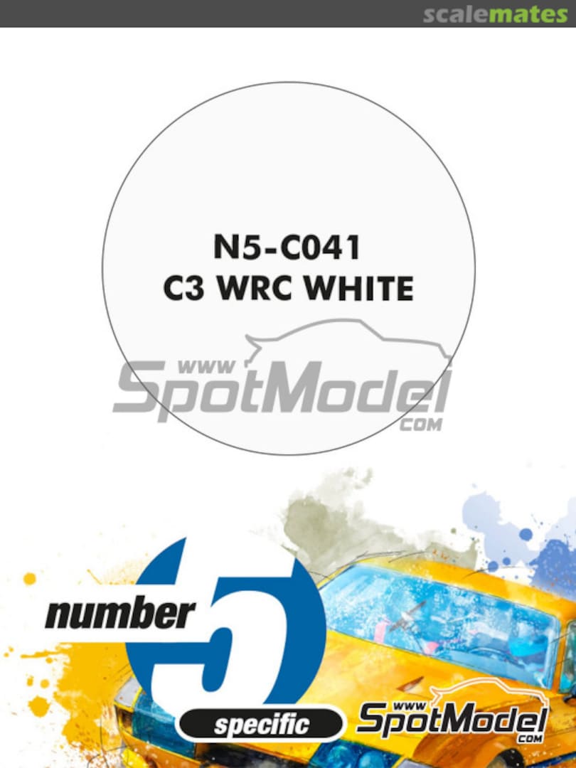 Boxart C3 WRC White  Number Five