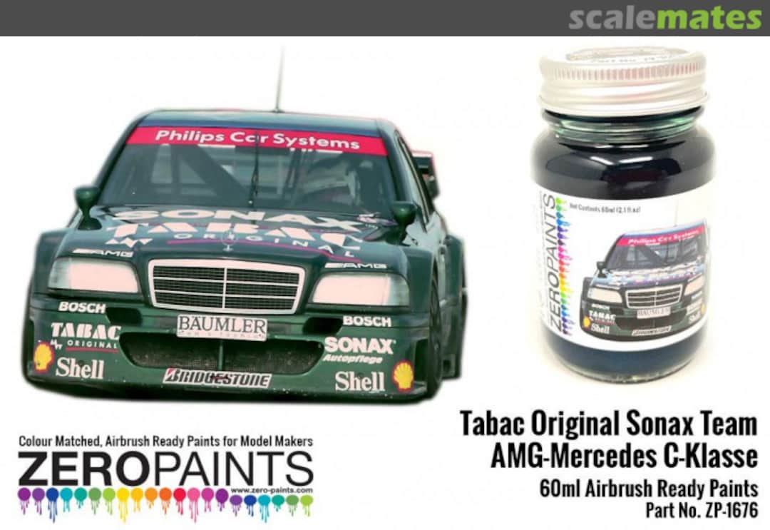 Boxart Tabac Original Sonax Team AMG-Mercedes C-Klasse  Zero Paints