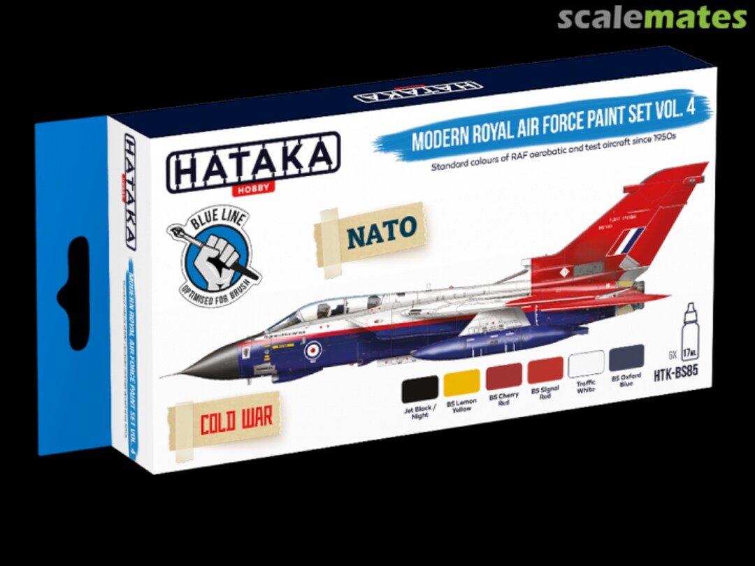 Boxart Modern Royal Air Force paint set vol. 4 HTK-BS85 Hataka Hobby Blue Line